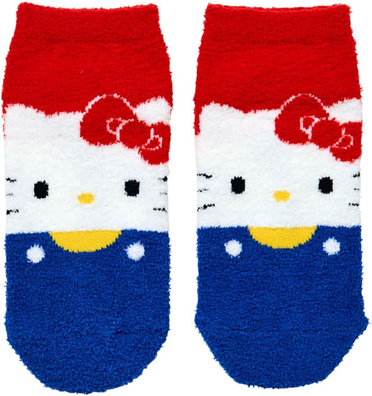 Sanrio 095397 Fluffy Socks, Hello Kitty Socks, Red
