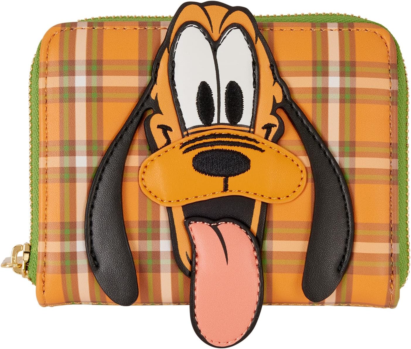 Loungefly Cartera Disney Pluto 95 aniversario con cremallera alrededor