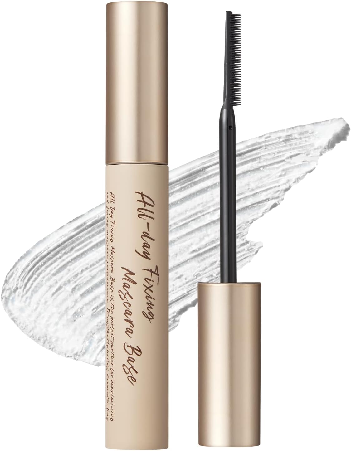 Milk Touch Mascara Base, All-Day Finking Mascara Base, Waterproof, Bunchy Eyelashes, Clear