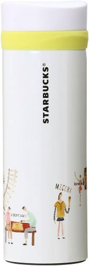 Starbucks Staba, Japan Limited, Osaka Limited, Stainless Steel Bottle, Renewal Design, Takoyaki, Stall, Round, Round, Lively Osaka, Osaka Region Limited, Yellow Tumbler, My Bottle, 12.0 fl oz (355 ml)