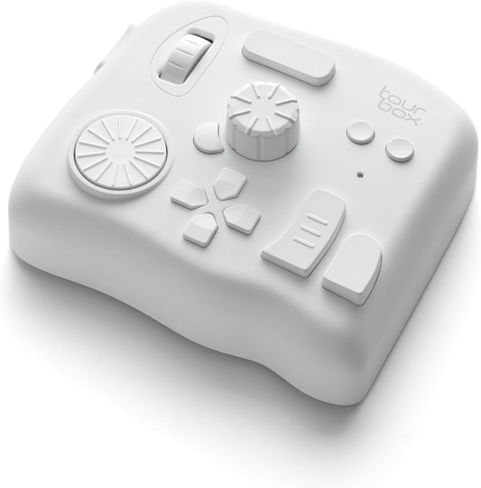 TourBox Elite [Flagship Model] Left Hand Device Bluetooth Tactile Feedback Video Movie Editing Post-Pro Modeling Tonal Correction Photo Processing Illustration Blind Operation ClipStudioPaint