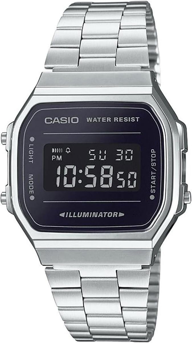 Casio A168 Digital Wristwatch, Standard, Men's, Women's, Kids, Overseas Model