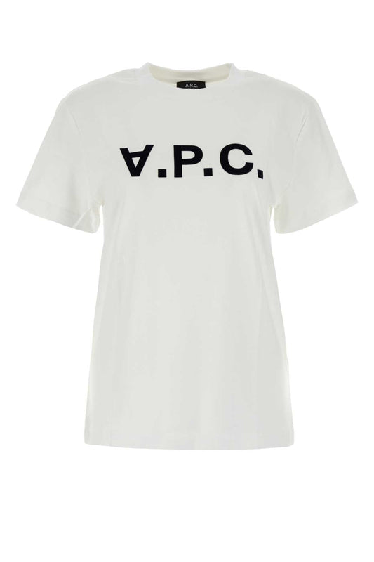 A.p.c. A.P.C.白い綿Tシャツ - Image 1