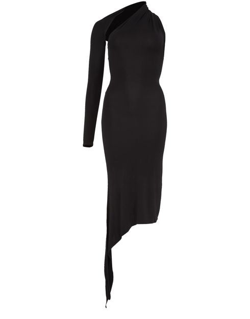 COURREGES One shoulder crepe jersey dress - Image 1