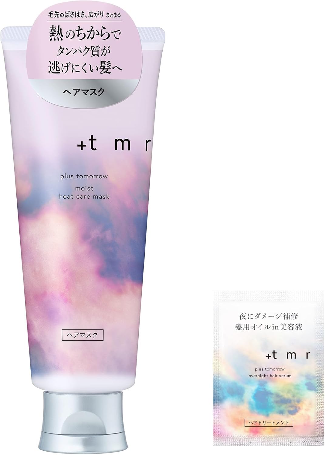 +tmr Plastumolo: Heat Care Mask, 5.1 oz (145 g) + Free [Moist] Damage Repair Protein Protective Coating for Swell Prevention