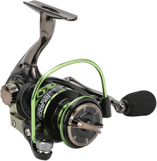 All Metal 5.2:1 Spinning Fishing Reel Geometric Cup Sealed Bearing High Performance Metal for Fishing Lovers