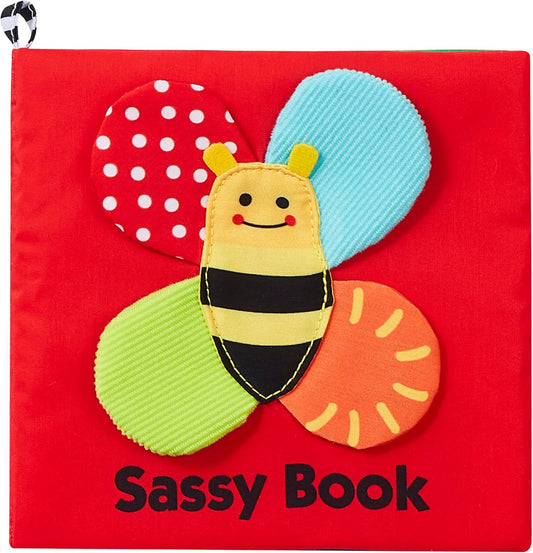 SASSY TYSA80962 Sassy Soft Fluffy Nanoehon Cloth Picture Book Toy