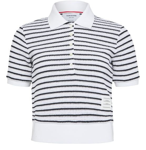 THOM BROWNE Short sleeved polo - Image 1