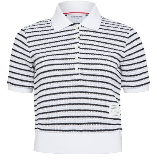 THOM BROWNE Short sleeved polo - Image 1