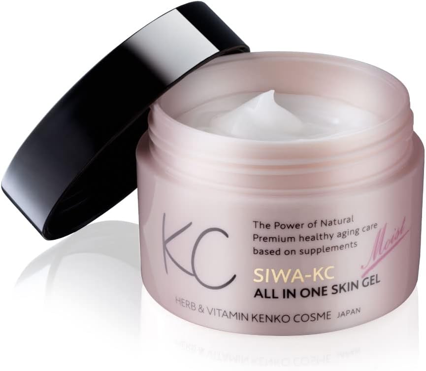 SIWA-KC All-in-One Skin Care Gel Moist 1.8 oz (50 g) (Moist Type), Niacinamide, Wrinkle Improvement, Stain Prevention, Cream, Highly Moisturizing