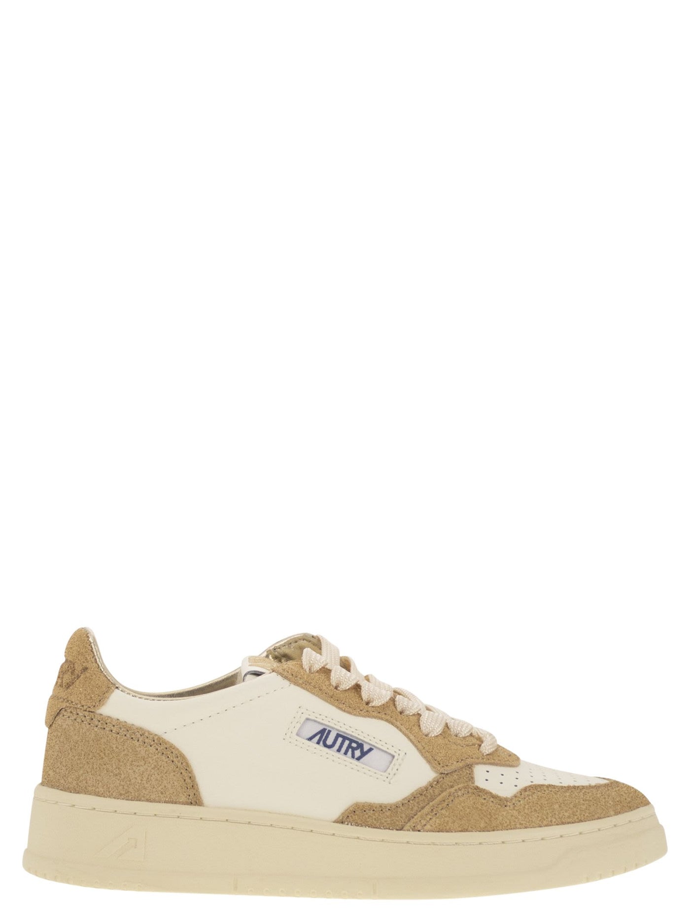 Autry Medalist Low Sneakers With Two Tone Glitter - Image 1