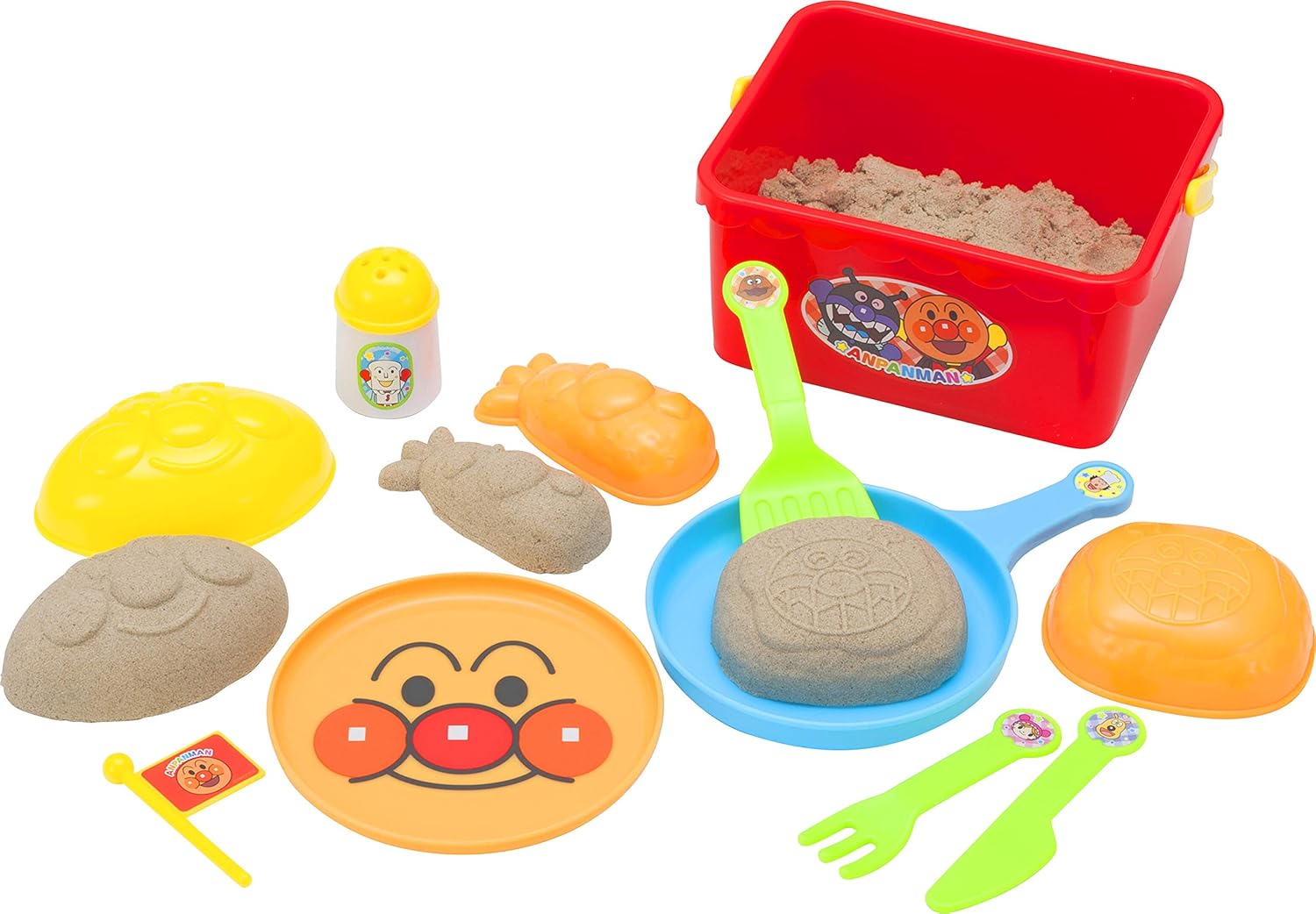 アガツマ(AGATSUMA) Anpanman Play with Sand! Cooking Set