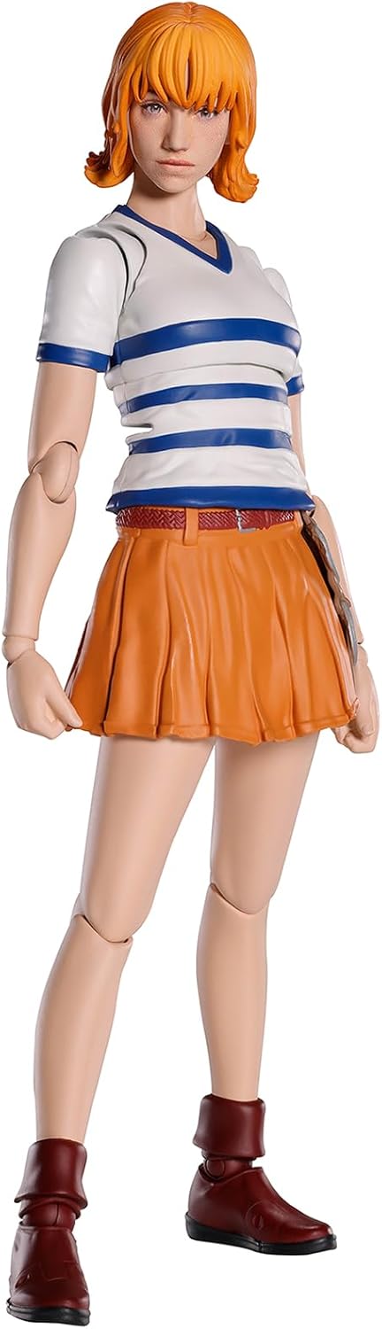 S.H. Figuarts Nami (A Netflix Series: One Piece), Approx. 5.9 inches (150 mm), ABS & PVC, Pre-painted Action Figure
