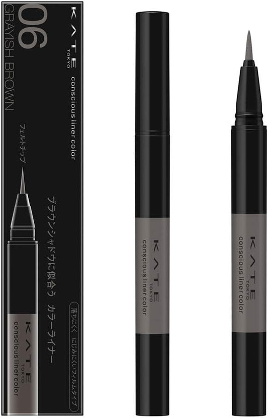 KATE Conscious Liner Color 06 Eyeliner 06 Gray Brown 0.35ml (x1)