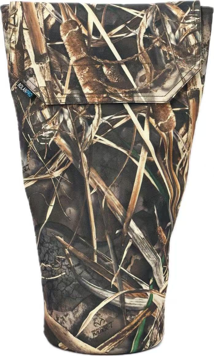 Rolanpro Camera Lens Protective Pouch for Nikon Z180-600, Nikon Z 600mm f6.3, Canon RF 200-800, Sony 200-600, Sigma 150-600mm Lens Pouch Bag Carrying Case, #9 Grass Camo, Lenspouch