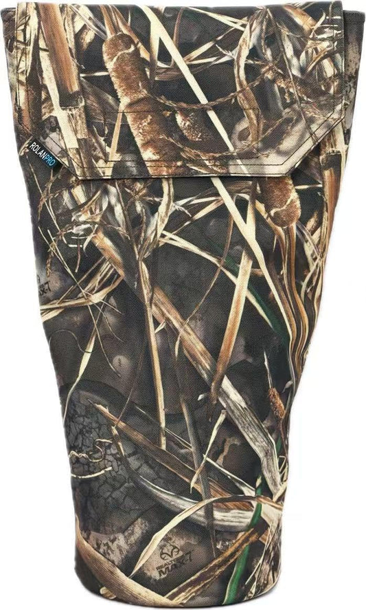 Rolanpro Camera Lens Protective Pouch for Nikon Z180-600, Nikon Z 600mm f6.3, Canon RF 200-800, Sony 200-600, Sigma 150-600mm Lens Pouch Bag Carrying Case, #9 Grass Camo, Lenspouch