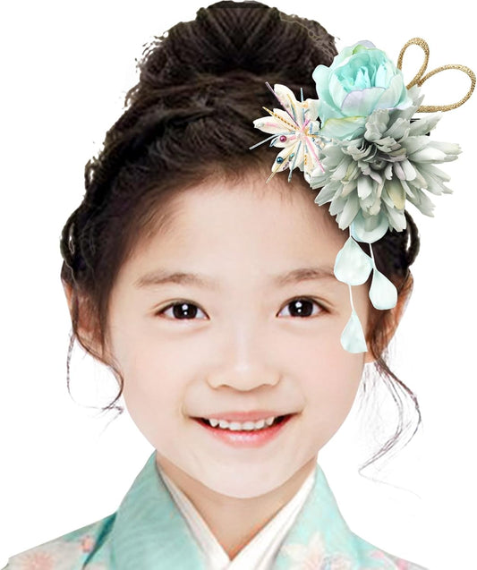 OTAKUMARKET Yukata Hair Ornament, Coming-of-Age Ceremony, Flowers, Shichi-Go-San Hakama, Kimono, Hair Decoration, Kimono, Kimono, Kimono, Kimono, Hair Decoration, Kimono, Hair Accessory, 8 Colors (03