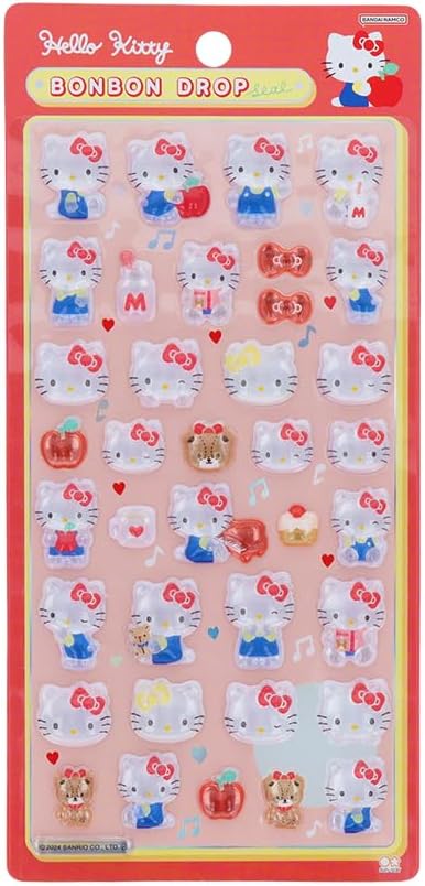 Sunstar Stationery Sanrio Character Seal 3D Bonbon Drop Seal Hello Kitty A S8542775