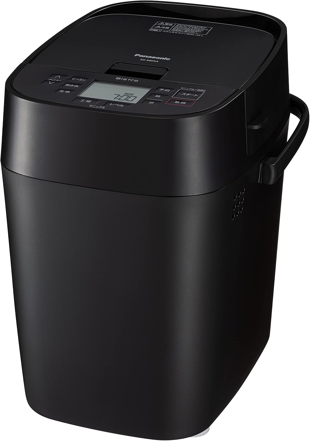Panasonic SD-MDX4-K Home Bakery Bread Baker, Mochi Suki Machine, Bistro, 2.2 lbs (1 kg), 43 Menus, Low Sugar Bread, Raw Food Bread with Recipe Book, Black