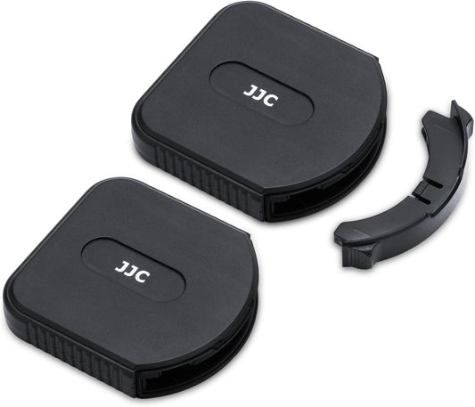JJC Drop In Filter Case, Canon EF-EOS R Drop-in Filter Mount Adapter, Fits Canon VND CPL Drop-in Filter A, JJC, CA-EF_RF_K, Lens Mount Adapter with Drop-in Filter and More - Holds 2 Packs, Black