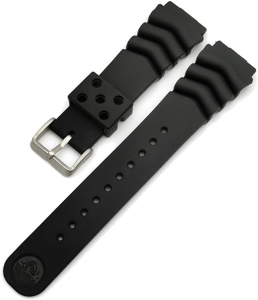 for Seiko Watch Band, 0.7 inch (18 mm), 0.8 inch (20 mm), 0.8 inch (22 mm), Watch Band, Silicone Band, Waterproof Replacement Watch Strap, Easy Adjustment, For Diving, Sports Loop, Lightweight,