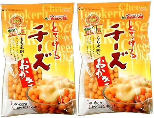 Ajigen Melting Cheese Rice Crackers, 9.8 oz (280 g) x 2 pieces