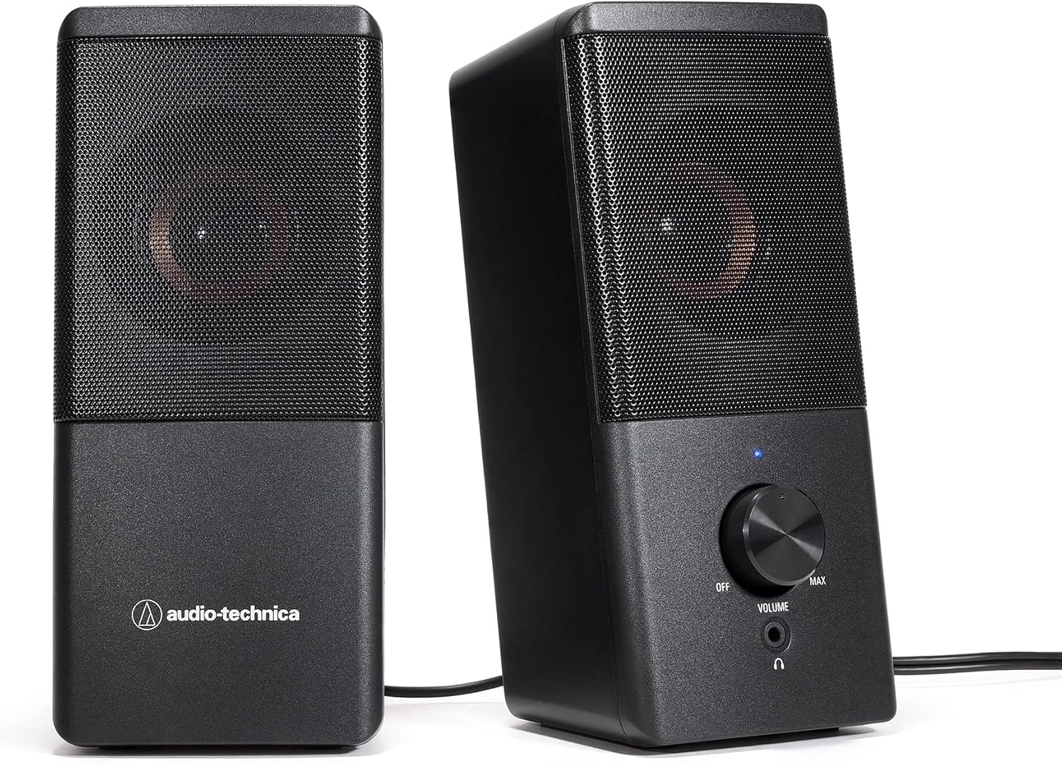 Audio Technica AT-SP95 Active Speaker for PC, Tablet, Record Player with USB Power, Space-Saving Design, Front Headphone Jack, Low Power Consumption, High Output