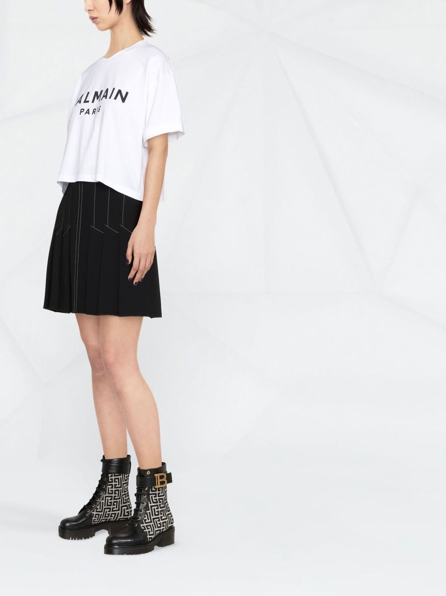 Balmain Paris プリント付きバルマンパリTシャツ - Image 1
