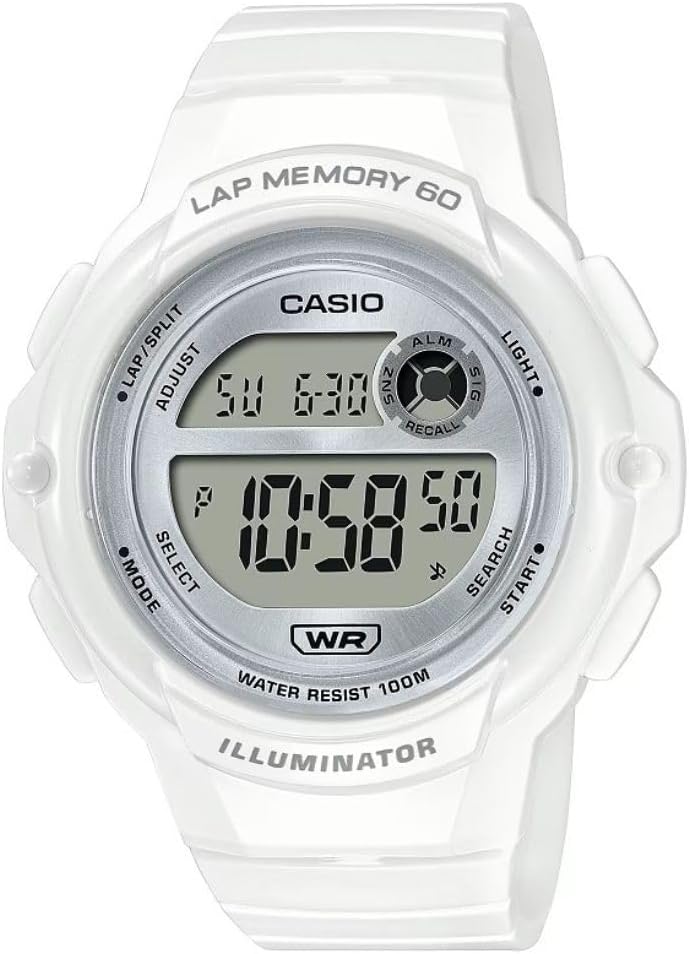 Casio LWS-1200H-1AVDF, white, Strap