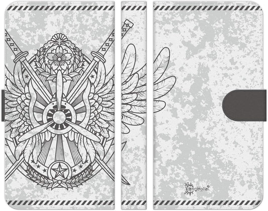 Braines arrows N F-51C notebook type smartphone case cover zero battle 2-3 cool fighter wing wing flower military medal crest airplane 0 type fighter aircraft men's women's design cool ryo connectal