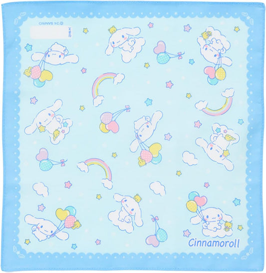 Sanrio 144061 Handkerchief, Cinnamorol, Cotton, Name Space