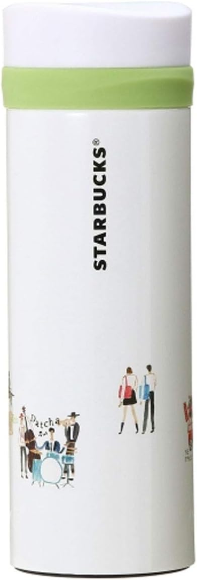STARBUCKS スターバックス スタバ 日本限定 仙台限定のステンレスボトル リニューアルデザイン ケヤキ並木 ジャズ 青葉まつり 踊り子 地域限定 仙台 Sendai 宮城 Miyagi ご当地限定 緑 グリーン タンブラー マイボトル 12oz/355ml