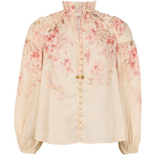 ZIMMERMANN Illuminate billow long sleeves blouse - Image 1
