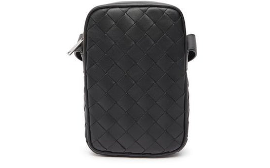 BOTTEGA VENETA Intrecciato zippered phone pouch - Image 1
