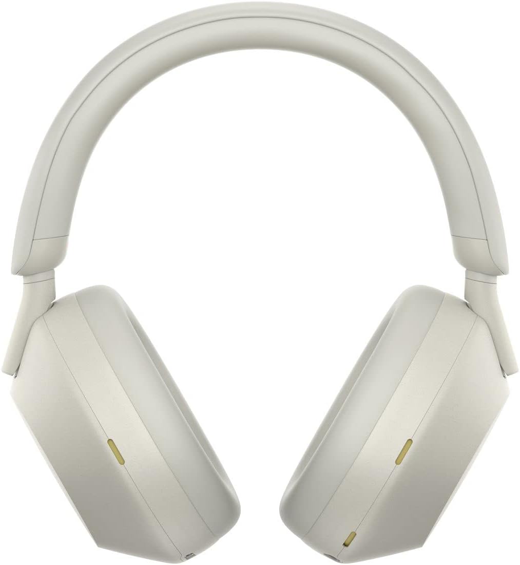 Sony Wireless Noise Cancelling Stereo Headphones WH-1000XM5: Improved Noi Can, Alexa, Improved Calling Performance, Soft Fit Leather for High Sound Isolation, Platinum Silver WH1000XM5 SM