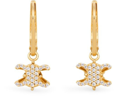 CELINE Triomphe solitaire Sparkle earrings - Image 1