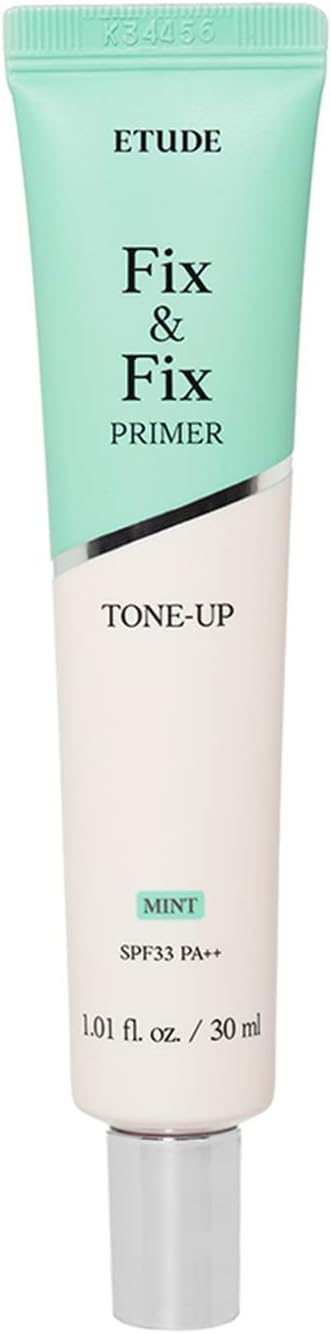 ETUDE [ETUDE OFFICIAL] Fix & Fix Tone Up Primer Mint/Makeup Base/Green/Green/Niacinamide 1.0 pcs