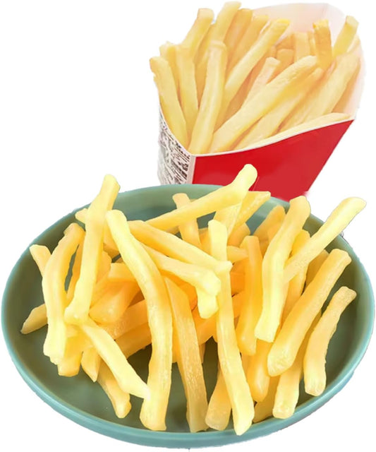S.fields.inc 30 Fries Food Sample Models Realistic Realistic Restaurant Display PVC