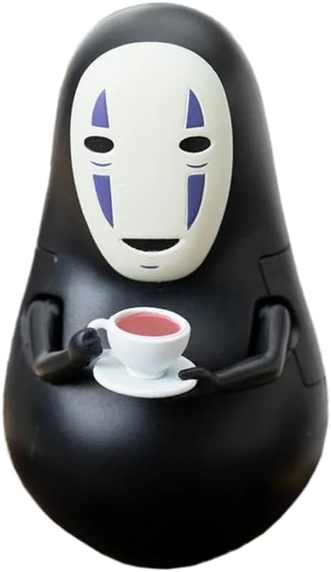 More! Wobbly Roly-Poly Collection YR-MC04 Spirited Away Tea Cup and Kaonashi