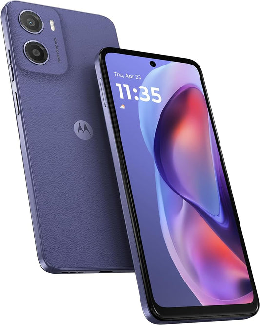 Motorola moto g05 | 8GB/128GB | Fresh Lavender | SIM-Free Smartphone | NFC Compatible | Vegan Leather | Gorilla Glass | Official Dealer Product | 6.7 inches | HD+ | IP52 Waterproof and Dustproof |