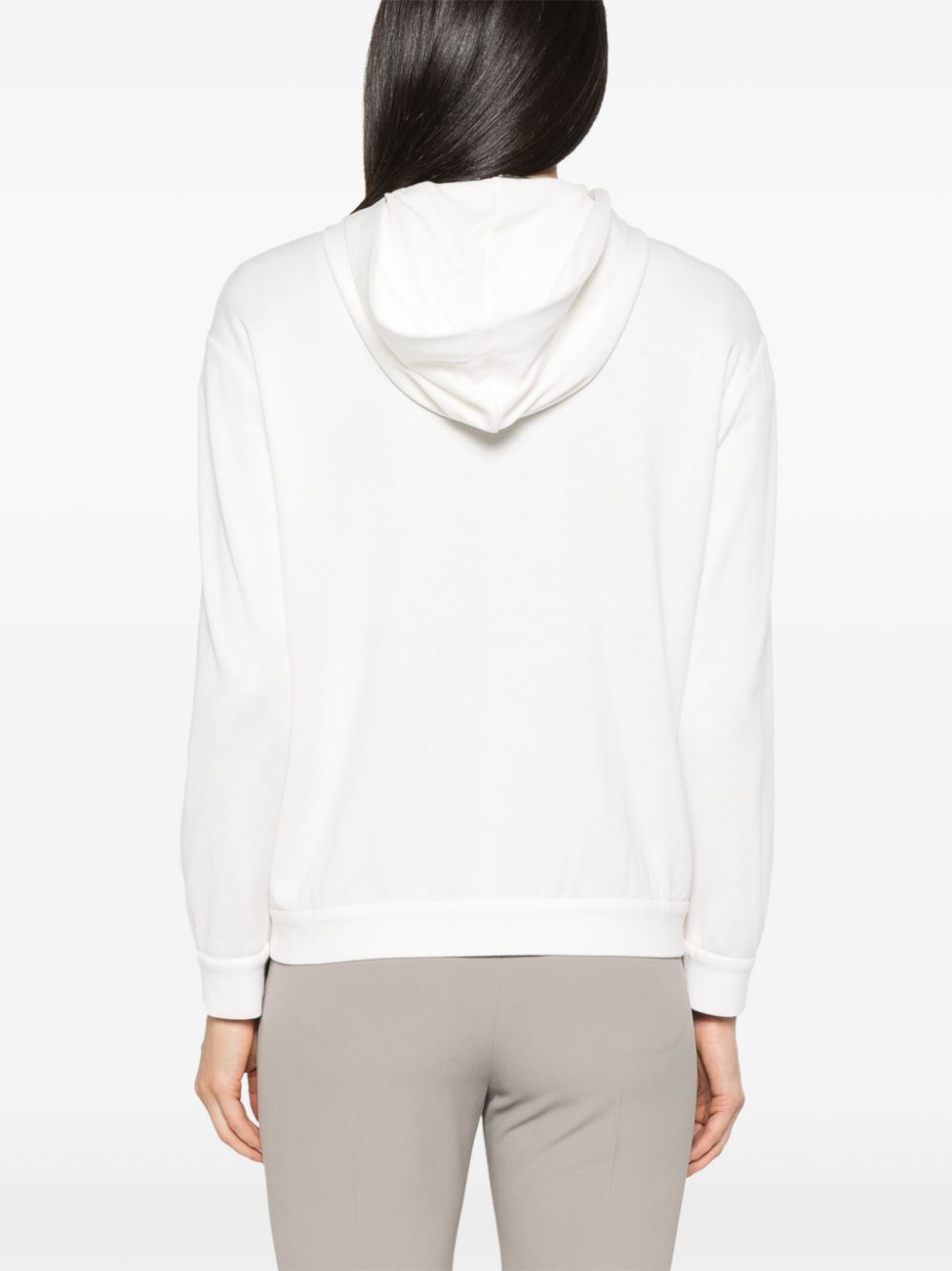Brunello Cucinelli Cotton And Silk Blend Phoodie - Image 1