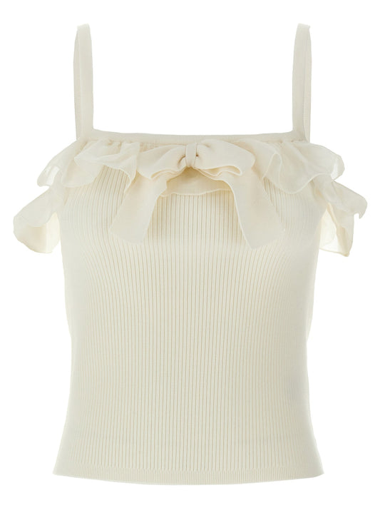 Alessandra Rich アレッサンドラリッチフリルトップ - Image 1