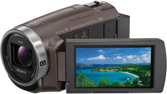 Sony HDR-PJ680 TI Handycam 30x Optical Camcorder 64GB Internal Memory Bronze Brown