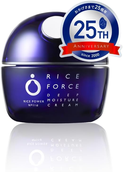 Rice Force Official Deep Moisturizing Cream (1.1 oz (30 g) / Approx. 2 Months Work, Quasi Drug, Rice Power No.11, Moisturizing, Dry Skin, Sensitive Skin (RICEFORCE)