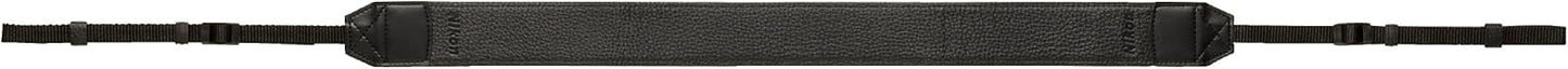 Nikon 7046 Simple Black Genuine Leather SLR Neck Strap
