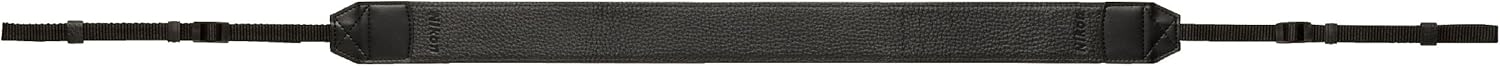 Nikon 7046 Simple Black Genuine Leather SLR Neck Strap