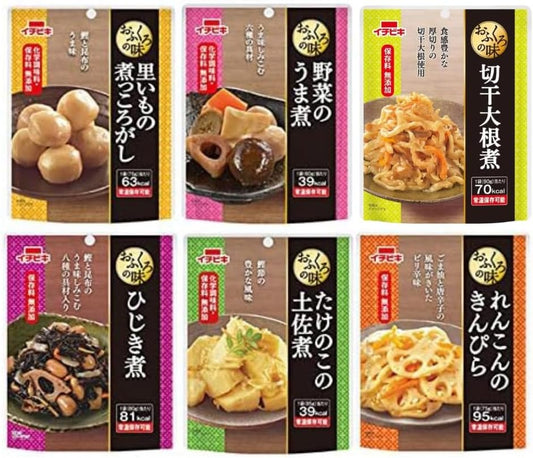 Ichibiki Momma no Taste Retort Delicious Dishes Set of 6 Types of Rice Retort Side Dishes