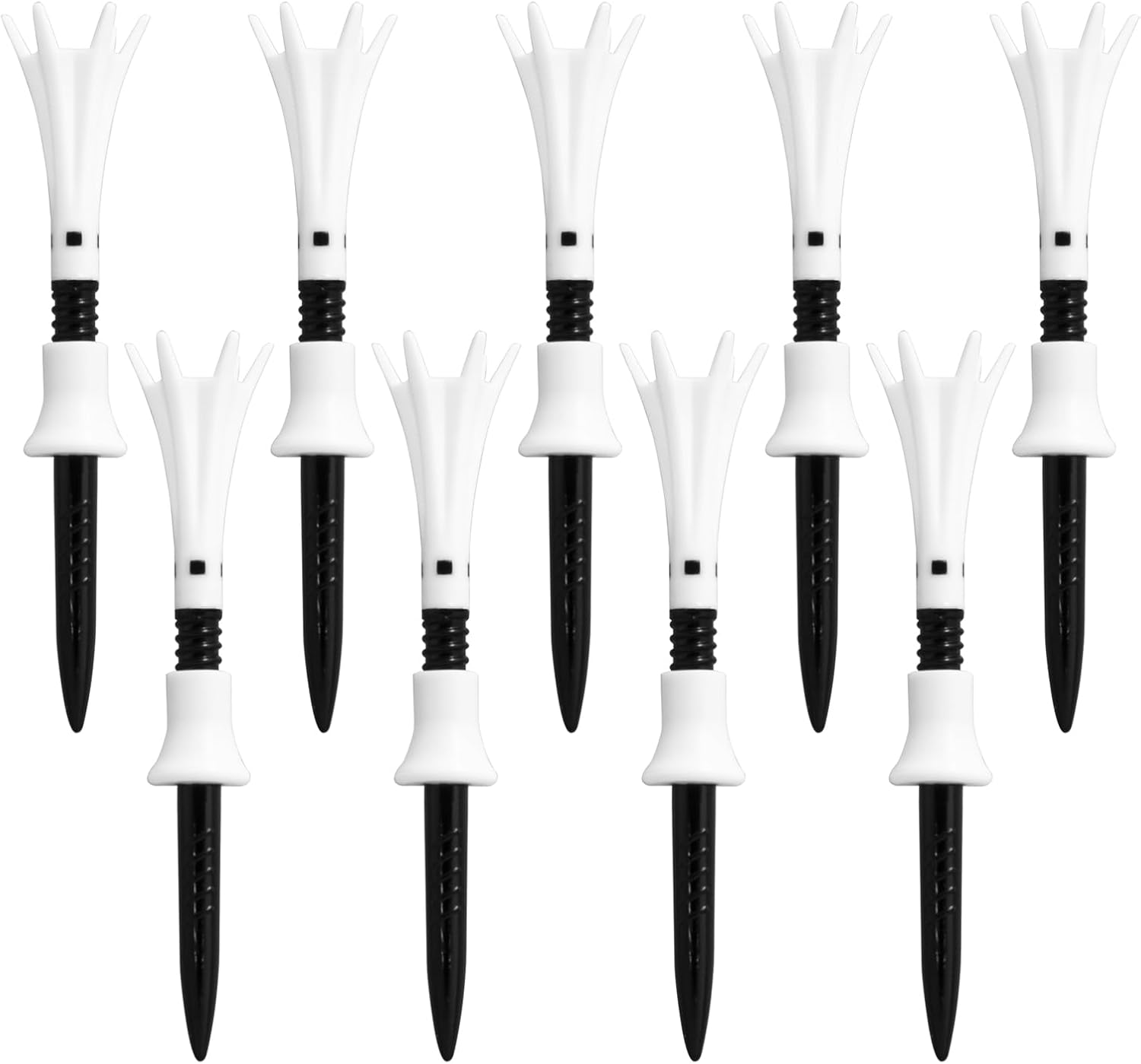 Daiya Golf Tomahawk Tee, Adjustable Height Golf Tee (Long/Semi-Long/Short), Smooth Swing for Greater Distance, Durable, Easy to Find, Ideal for Beginners, Made in Japan, Used by Pro Rikuya Hoshino