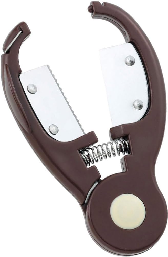 Shimomura Planning Plant Chestnut Peeler, Made in Japan, Peeling Astringent Skin, No Sore Hands, Anti-Slip, Locking Function, Chestnut Cutter, Chestnut Cutter, Chestnut Cutter, Chestnut Rice, Cooked