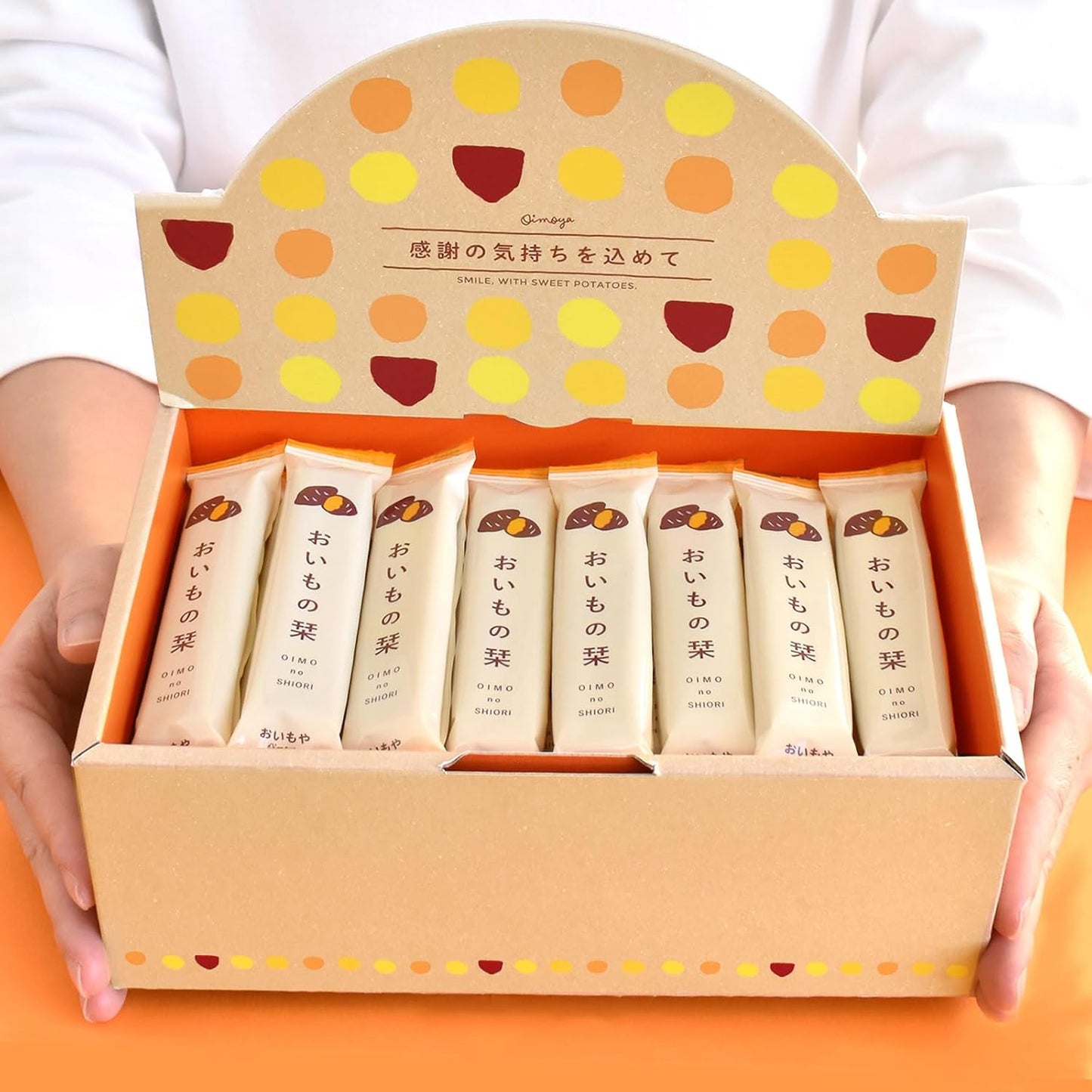 Oimoya Retirement Petit Gift Sweets 48 pieces Sweets Large quantity Bulk Chocolate cookies Chocolate Assortment With feelings of gratitude Distribution Sweet potato bookmark